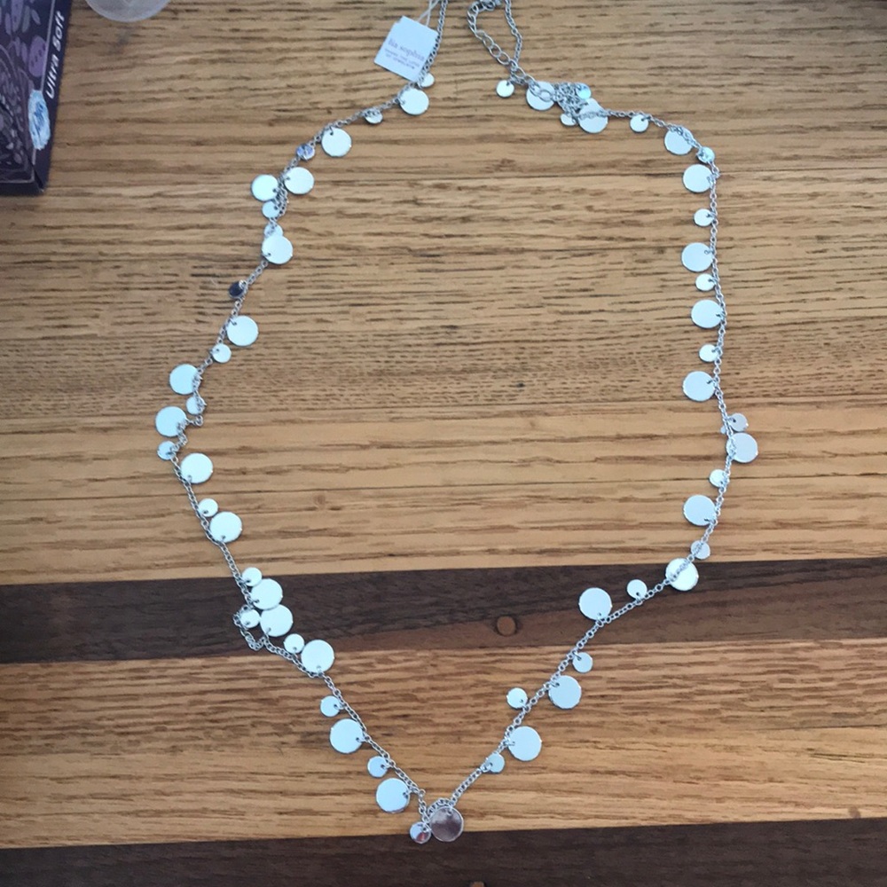 Long Silver Necklace
